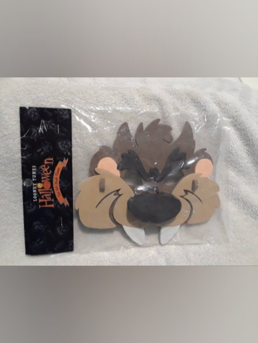 Vintage Looney tunes Halloween Taz soft mask glasses